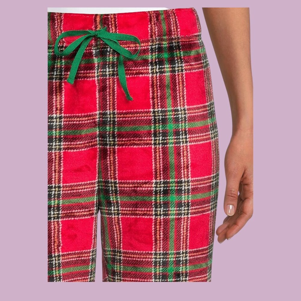 Secret Treasures Women's Red Cuffed Sleep Pants Size Medium NWT - Picture 3 of 4